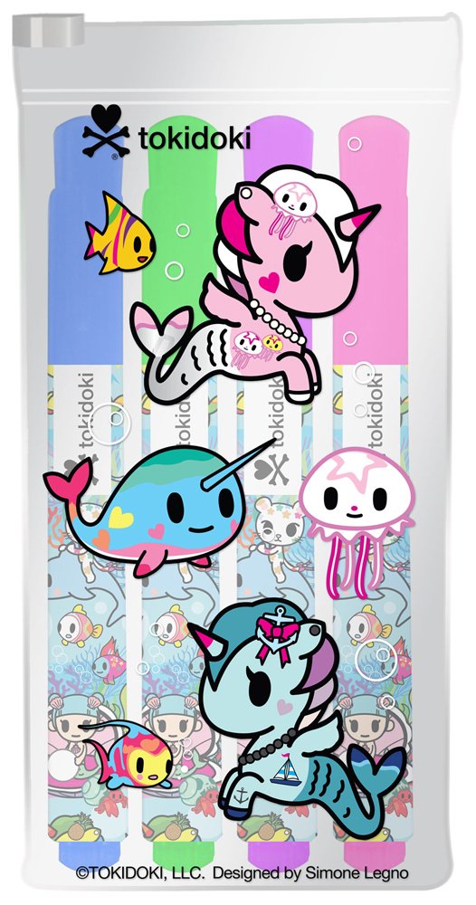 Tokidoki Mermicorno Highlighter Set