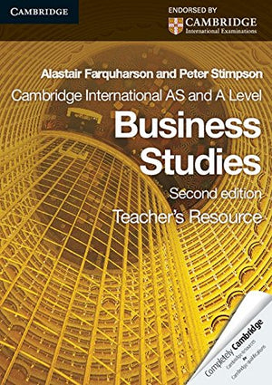 Cambridge International AS and A Level Business Studies Teacher's Resource CDROM (Cambridge International Examinations),New