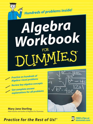 Algebra Workbook for Dummies,Used