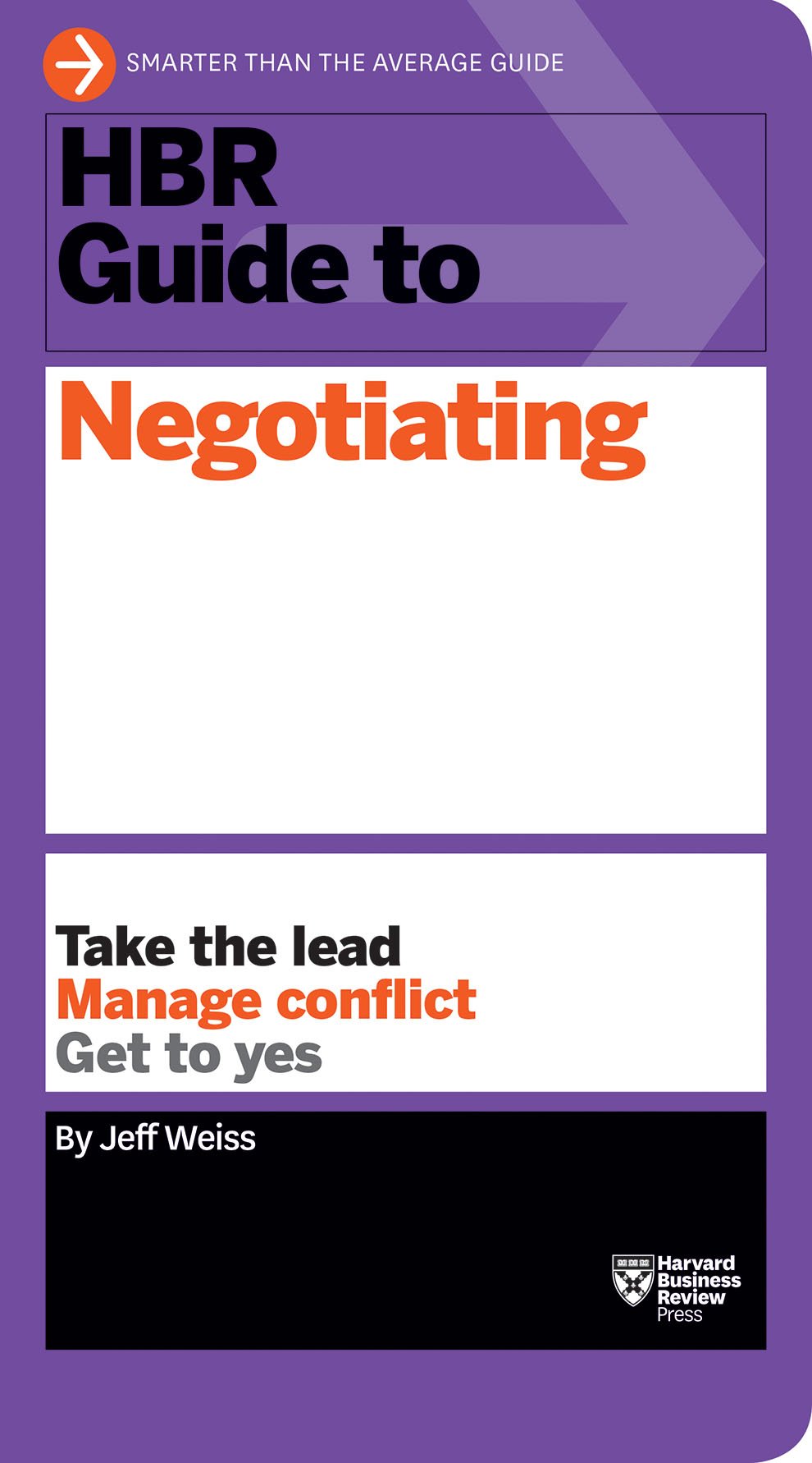 Hbr Guide To Negotiating (Hbr Guide Series),Used