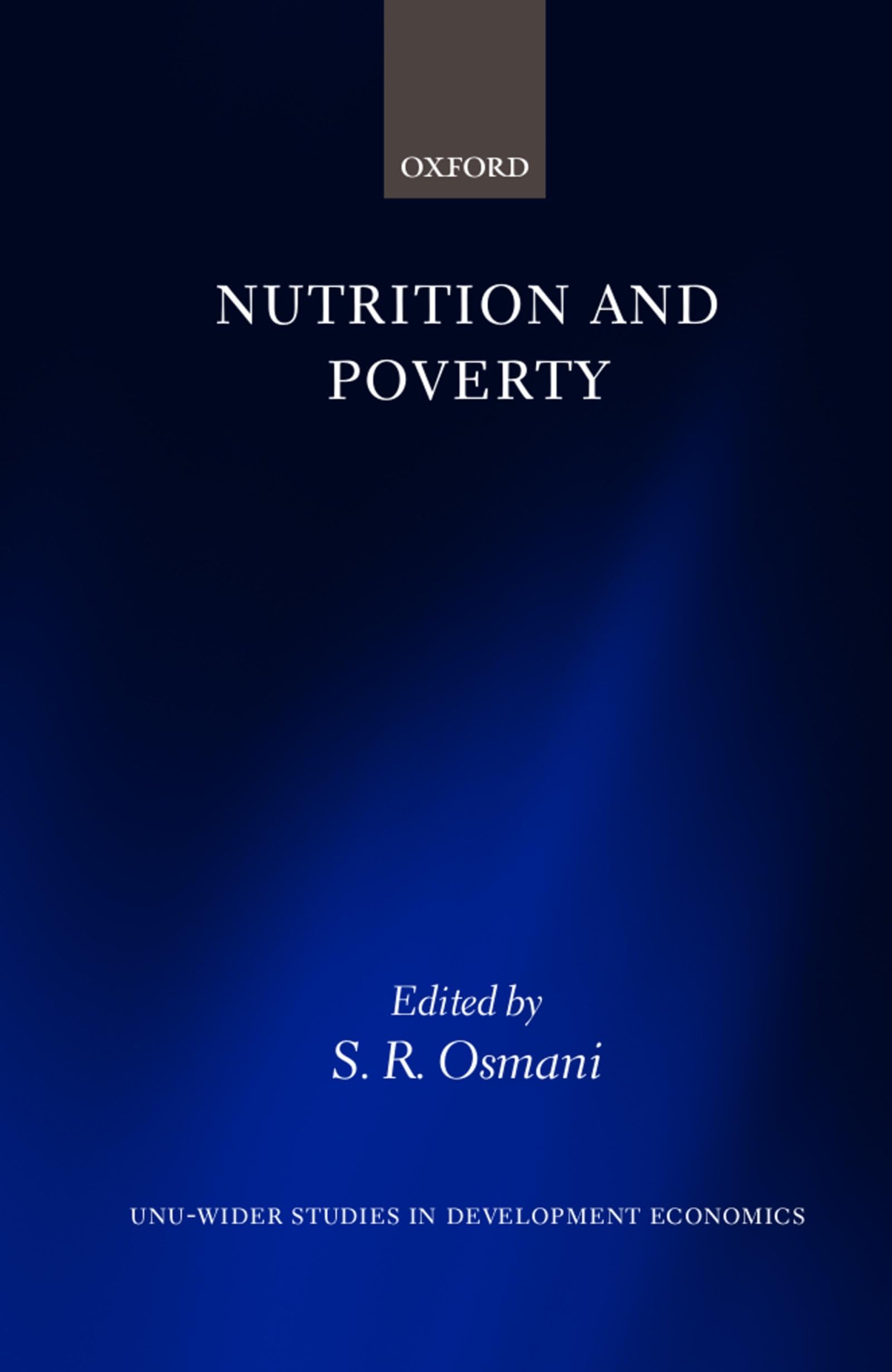 Nutrition and Poverty (WIDER Studies in Development Economics),Used