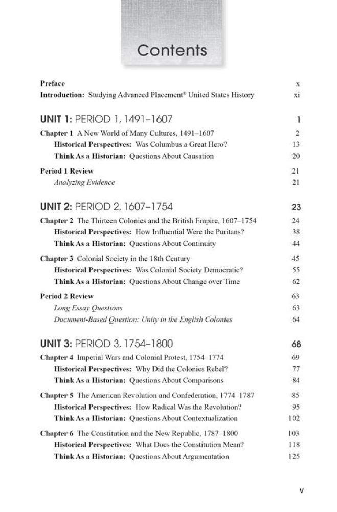 AMSCO Advanced Placement United States History, 2020 Edition,New