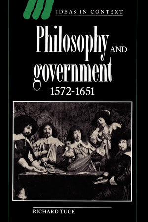 Philosophy And Government 15721651 (Ideas In Context, Series Number 26)