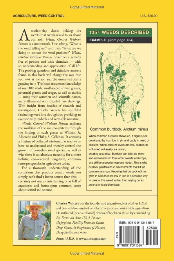 Weeds, Control without Poisons,New