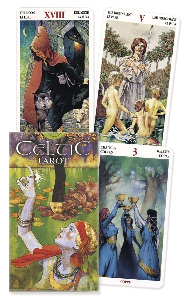 Celtic Tarot (English and Spanish Edition),Used