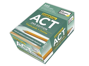 Essential Act, 2Nd Edition: Flashcards + Online: 500 Needtoknow Topics And Terms To Help Boost Your Act Score (College Test Pr