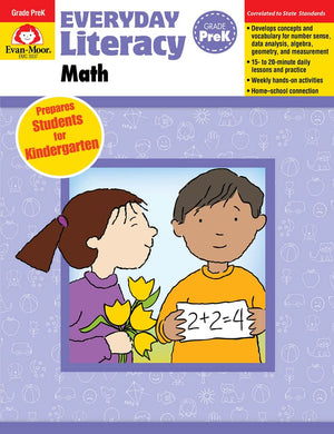 Everyday Literacy: Math, Grade PreK,Used