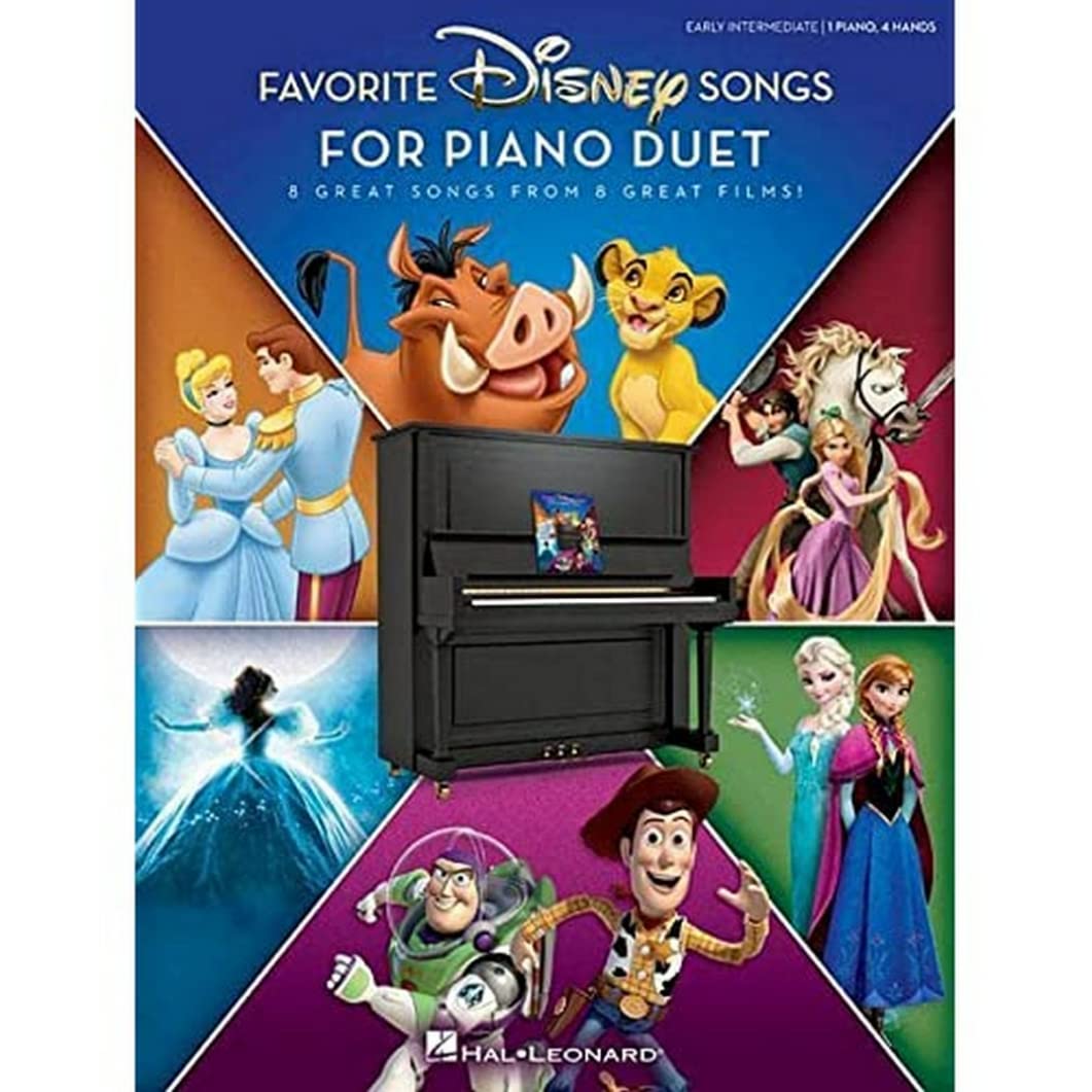 Favorite Disney Songs for Piano Duet: 1 Piano, 4 Hands / Early Intermediate National Federation of Music Clubs 20242028 Selecti,New