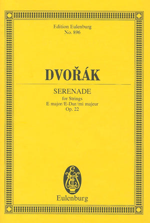 Serenade in E Major, Op. 22: for String Orchestra (Edition Eulenburg),Used