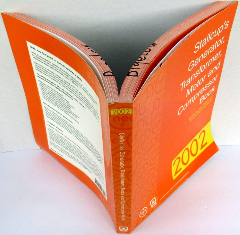 Stallcup's Generator, Transformer, Motor And Compressor Book, 2002 Edition,Used