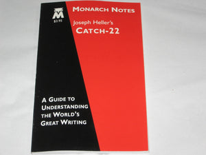Joseph Heller's Catch22 (Monarch Notes),Used