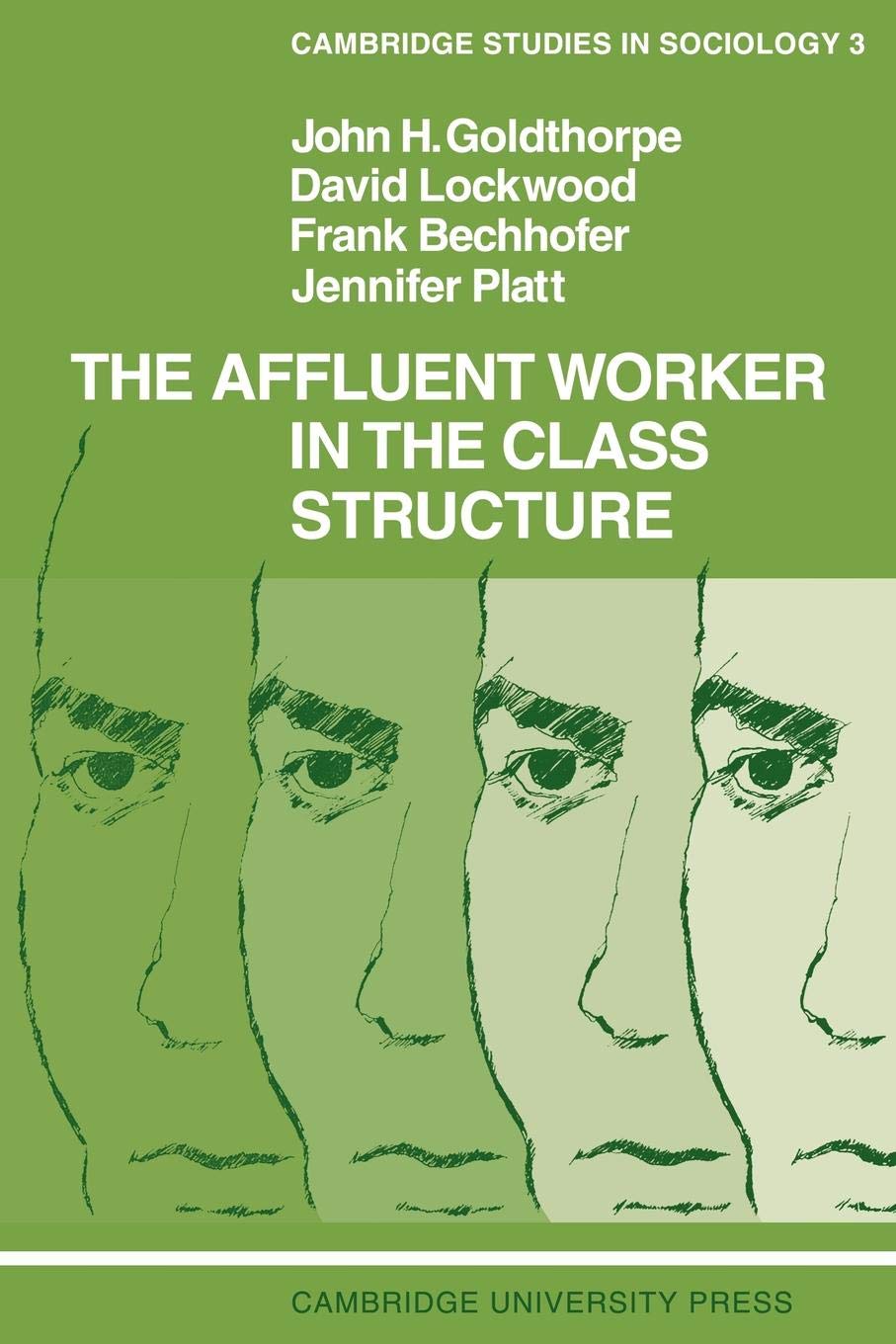The Affluent Worker in the Class Structure (Cambridge Studies in Sociology, Series Number 3),Used