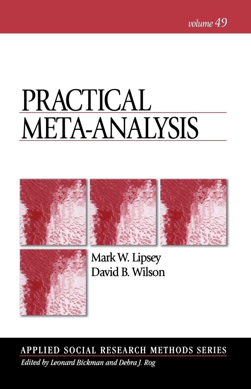Practical MetaAnalysis (Applied Social Research Methods),Used