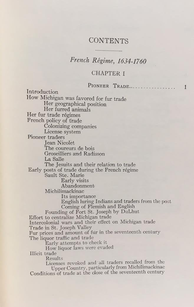 Michigan Fur Trade,Used