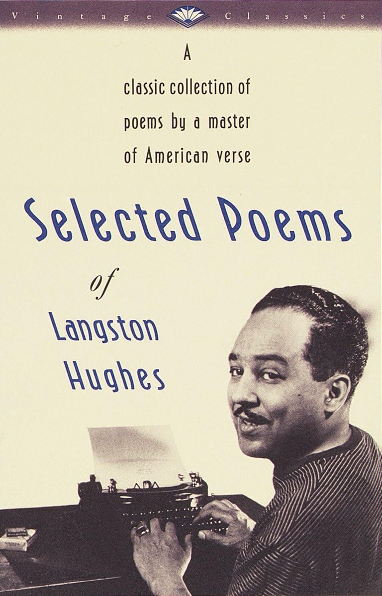 Vintage Selected Poems of Langston Hughes - Classic American Poetry Collection - Cream Cover