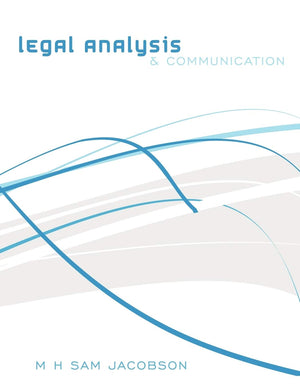 Legal Analysis and Communication,Used