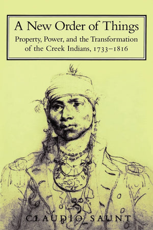 A New Order of Things: Property, Power, and the Transformation of the Creek Indians, 17331816 (Studies in North American Indian,New