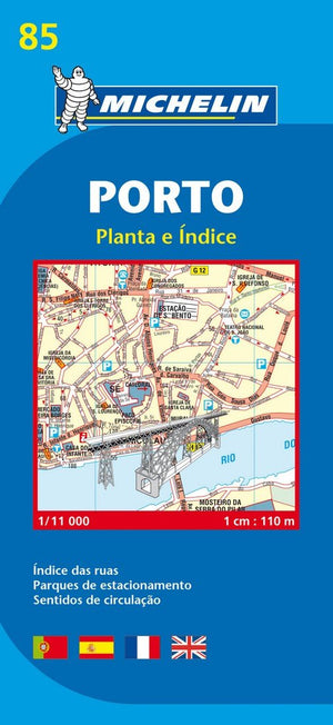 Porto  Michelin City Plan 85: City Plans (Michelin City Plans),Used