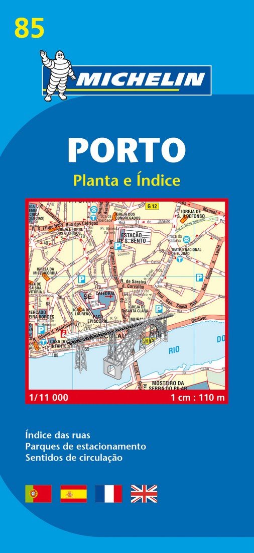 Porto  Michelin City Plan 85: City Plans (Michelin City Plans),Used