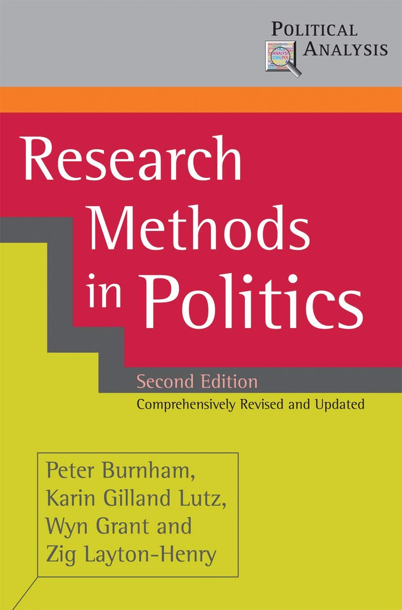 Research Methods in Politics (Political Analysis, 44),Used