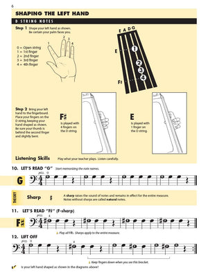 Essential Elements for Strings  Double Bass Book 1 w/EEi  Beginner Bass Method Book with Online Learning Tools and PlayAlong T,Used