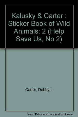 Help Save Us Sticker Book of Wild Animals 2,Used