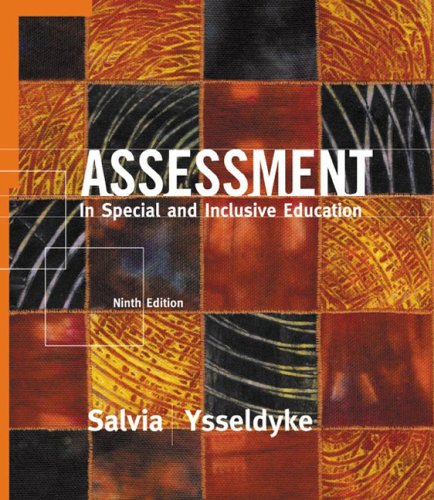 Assessment: In Special And Inclusive Education,Used