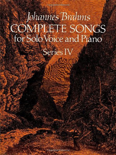 Johannes Brahms Complete Songs for Solo Voice and Piano (Dover Song Collections),Used