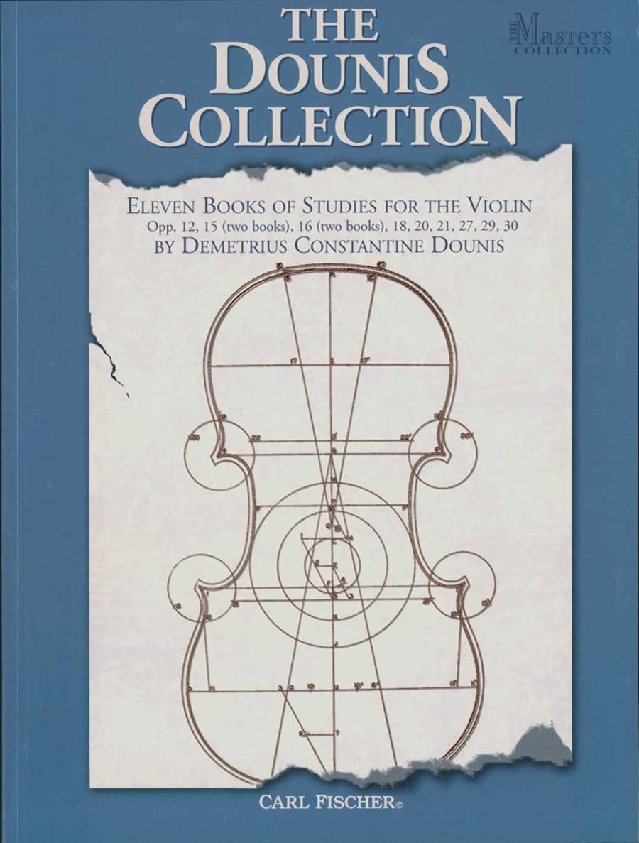 Bf16  The Dounis Collection  Eleven Books Of Studies For The Violin (Violon),Used