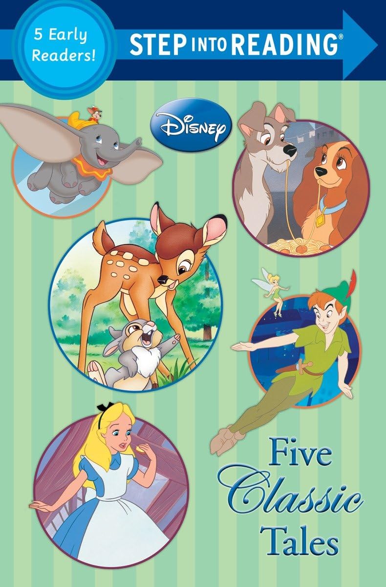 Five Classic Tales (Disney Classics) (Step into Reading),Used