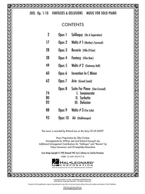 Billy Joel  Fantasies & Delusions: Music for Solo Piano, Op. 110,New