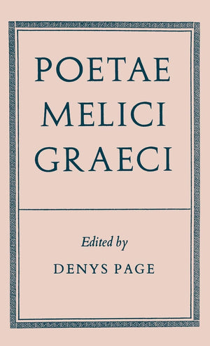 Poetae Melici Graeci (Oxford Reprints S),Used
