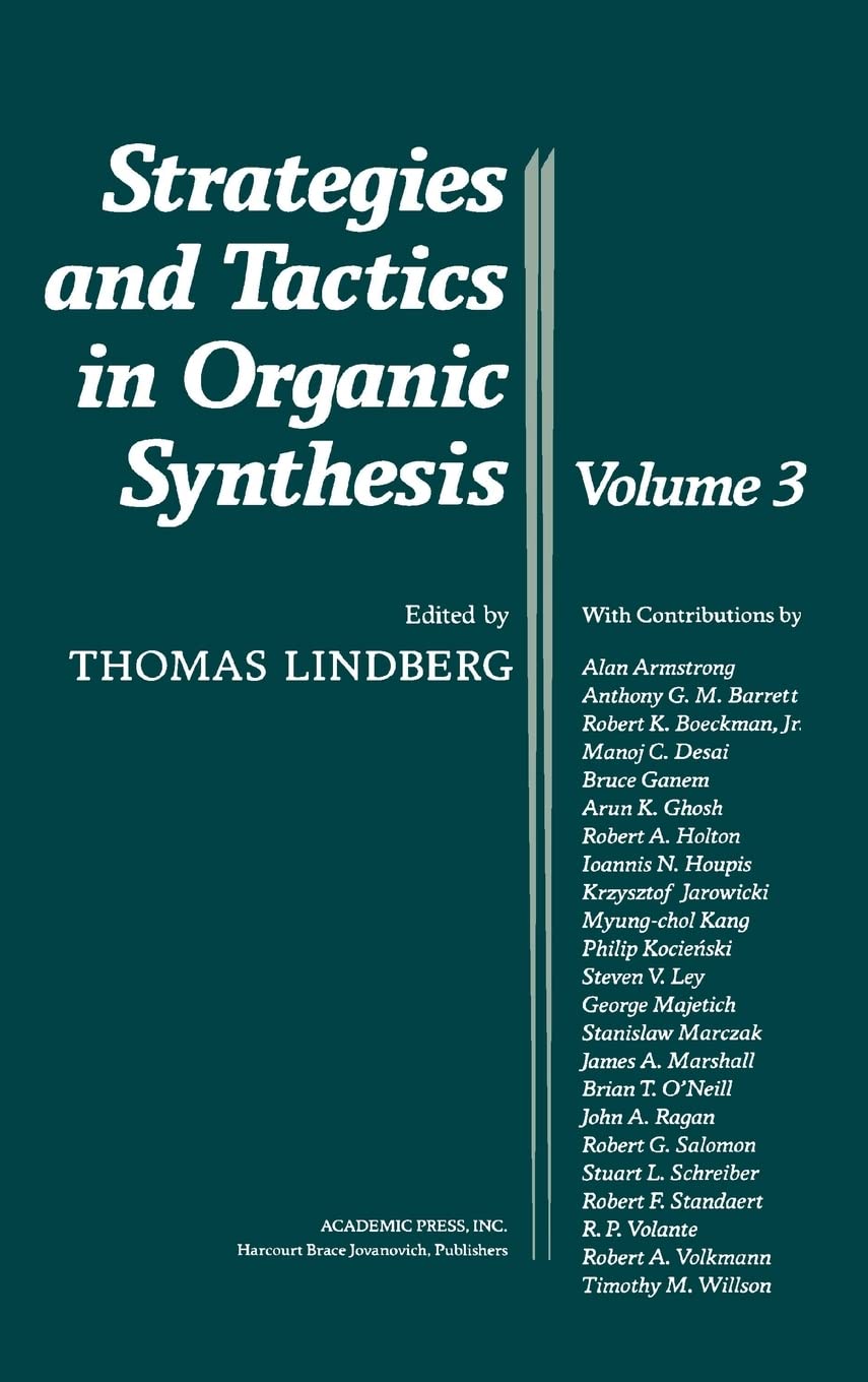 Strategies and Tactics in Organic Synthesis (Volume 3),Used