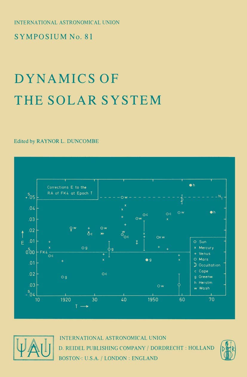 Dynamics of the Solar System: Symposium No. 81 Proceedings of the 81st Symposium of the International Astronomical Union Held in,Used