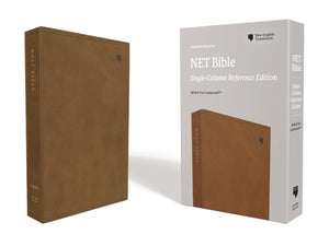 Net Bible, Singlecolumn Reference, Leathersoft, Brown, Comfort Print: Holy Bible