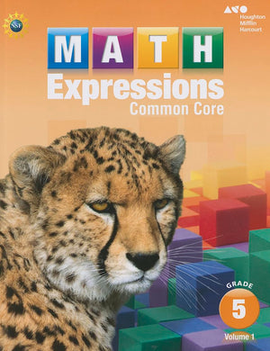 Student Activity Book, Volume 1 (Softcover) Grade 5 (Math Expressions),Used
