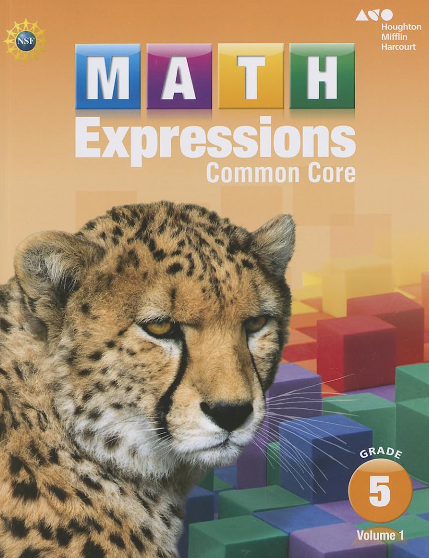 Student Activity Book, Volume 1 (Softcover) Grade 5 (Math Expressions),Used