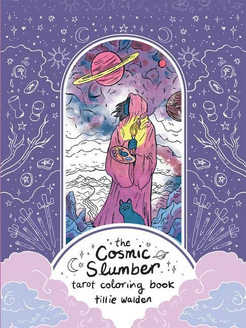 Cosmic Slumber Tarot Coloring Book (Modern Tarot Library),Used