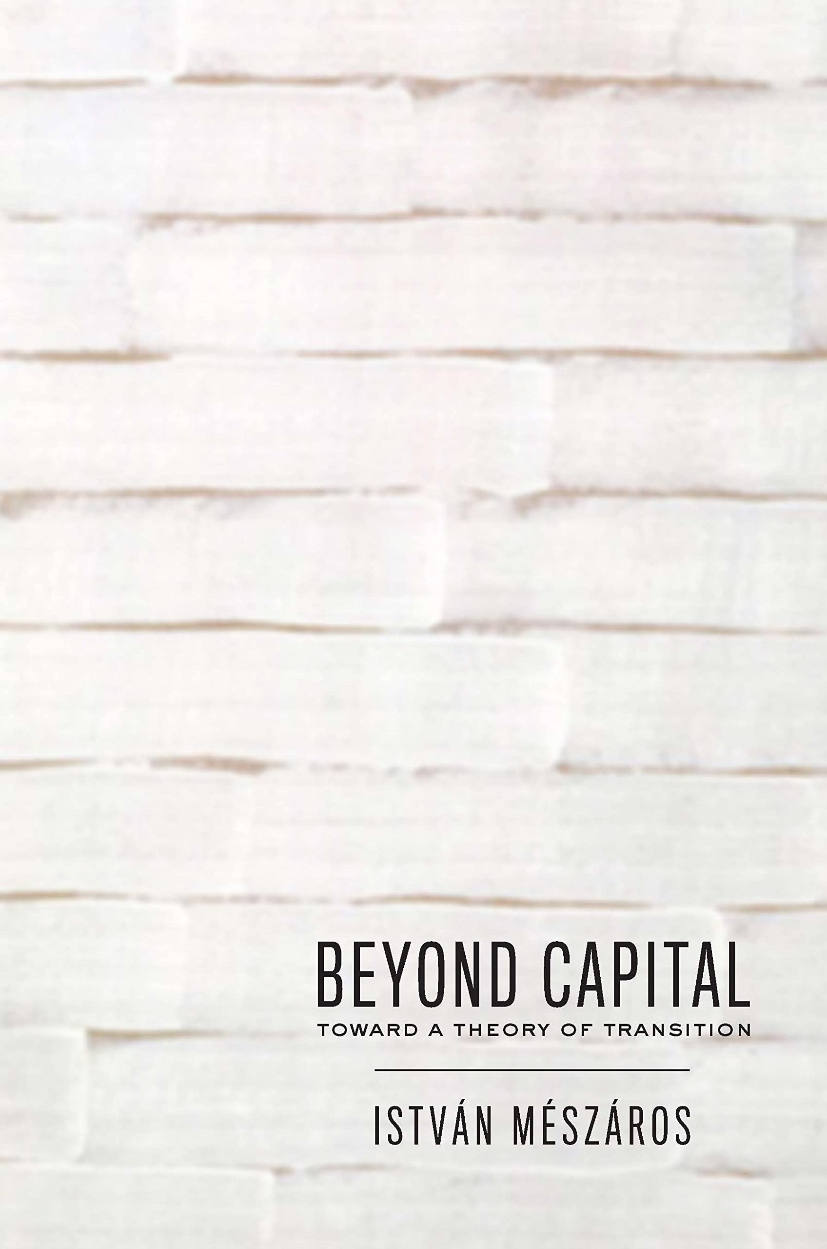 Beyond Capital: Toward a Theory of Transition,New