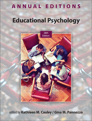 Annual Editions: Educational Psychology, 28/e,Used