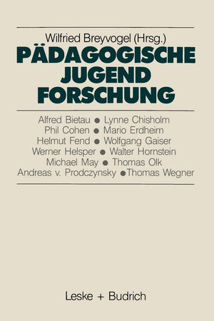 Pdagogische Jugendforschung: Erkenntnisse und Perspektiven (Studien zur Jugendforschung, 4) (German Edition),Used