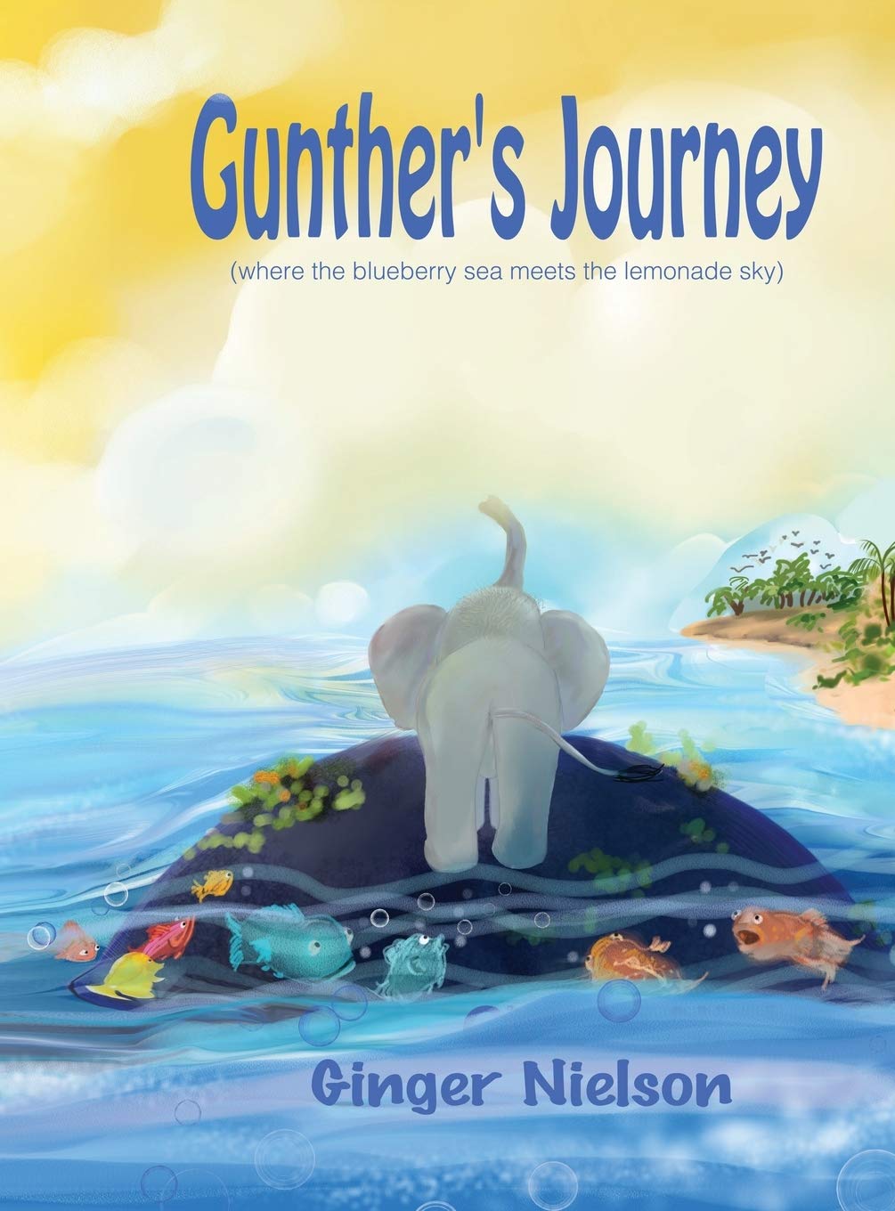 Gunther's Journey: where the blueberry sea meets the lemonade sky,Used