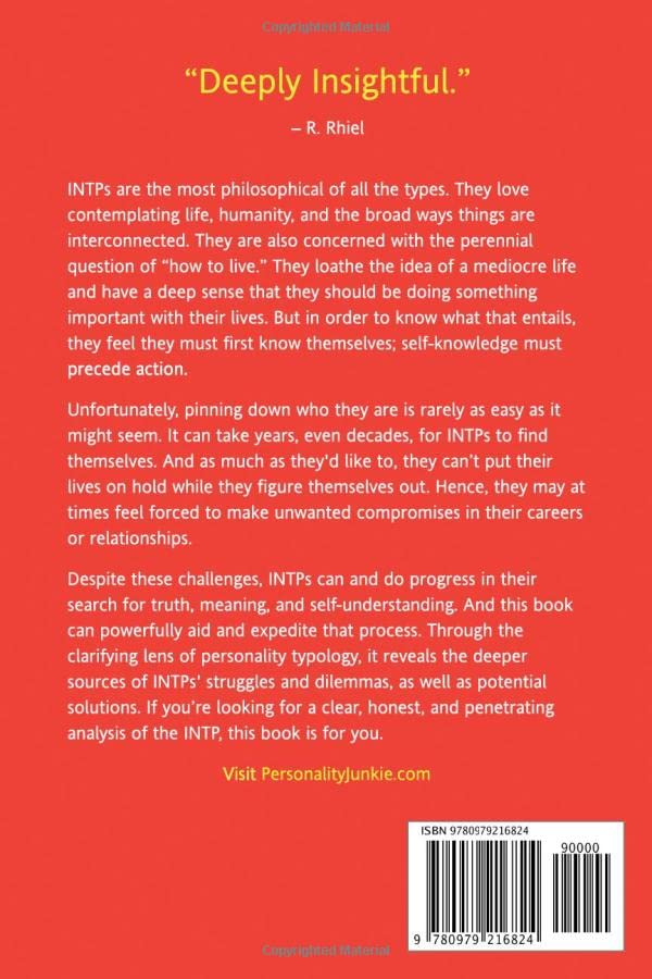 The Intp: Personality, Careers, Relationships, & The Quest For Truth And Meaning-new