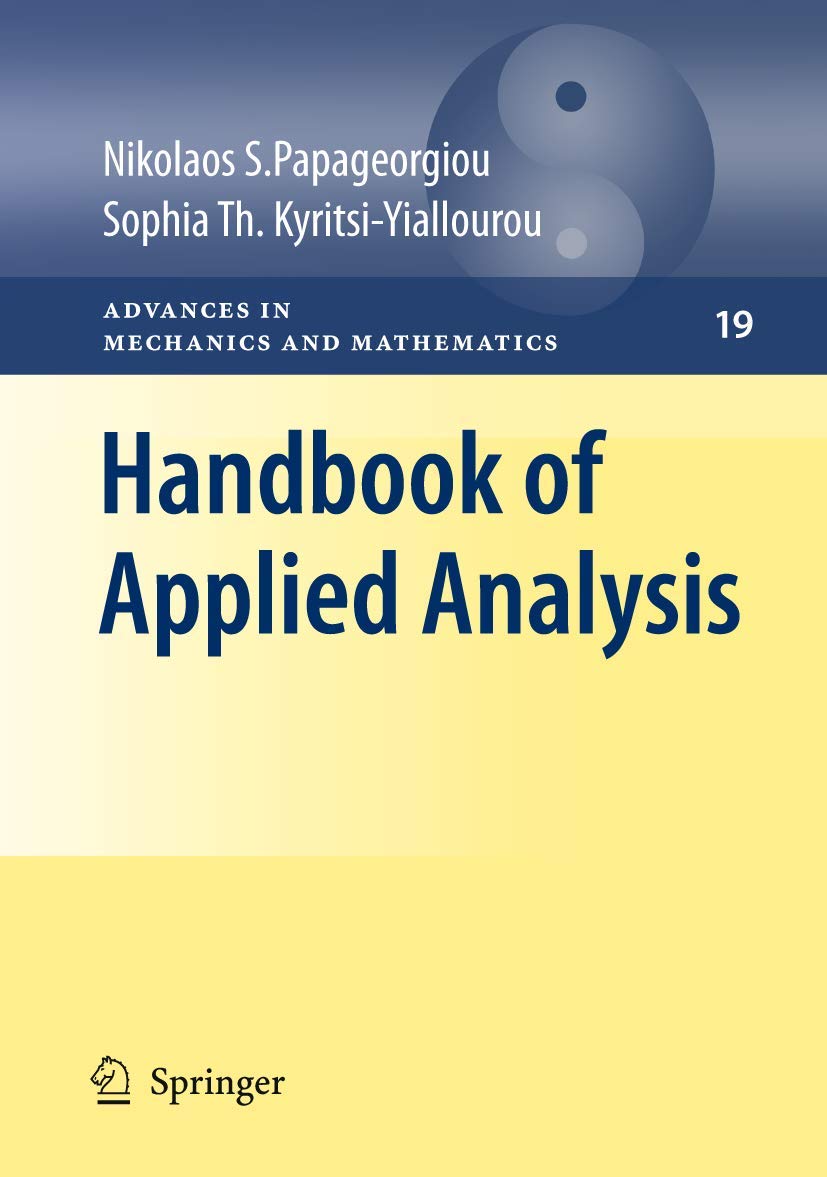 Handbook of Applied Analysis (Advances in Mechanics and Mathematics, 19),Used