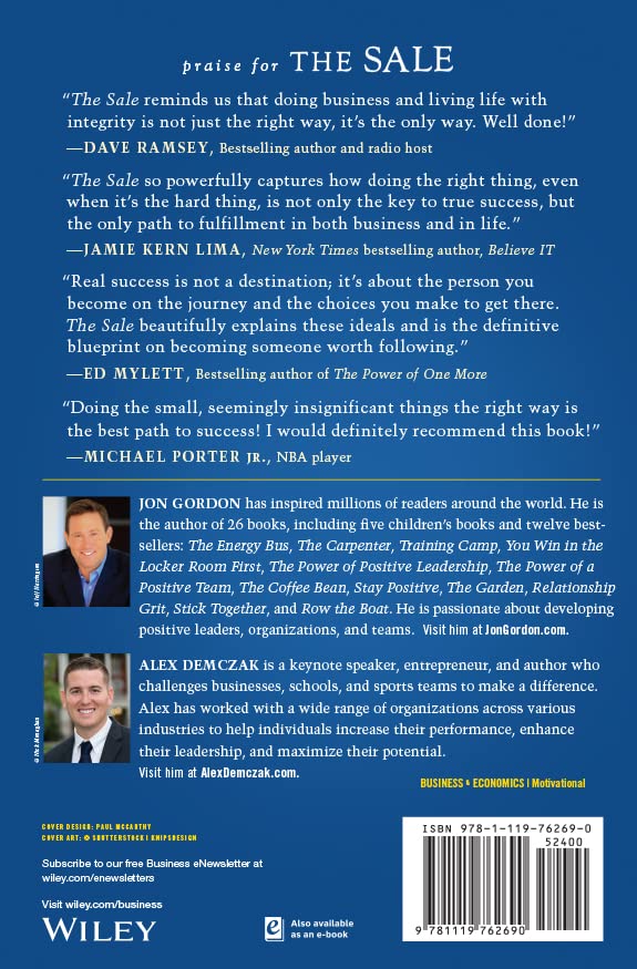 The Sale: The Number One Strategy to Build Trust and Create Success (Jon Gordon),Used