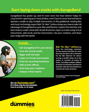 GarageBand For Dummies (For Dummies (Computer/Tech)),Used