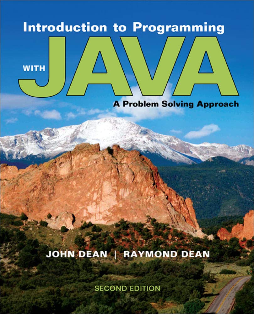 Introduction to Programming with Java: A Problem Solving Approach,Used