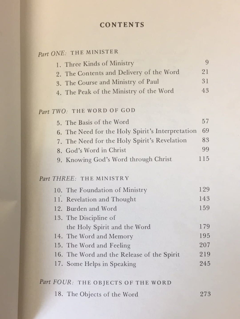 Ministry of Gods Word,Used