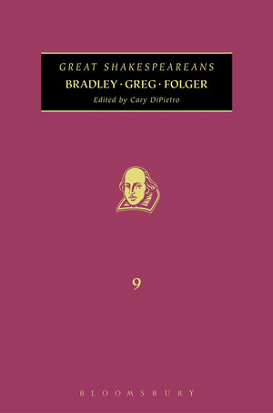 Bradley, Greg, Folger: Great Shakespeareans: Volume Ix,New