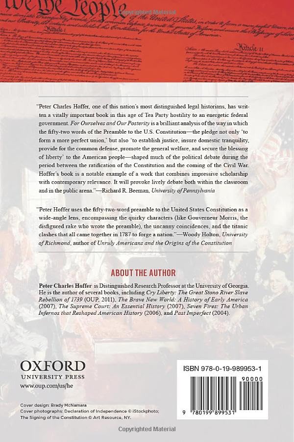 For Ourselves and Our Posterity: The Preamble to the Federal Constitution in American History (Critical Historical Encounters Se,Used